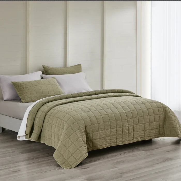 Squares Coverlet Set