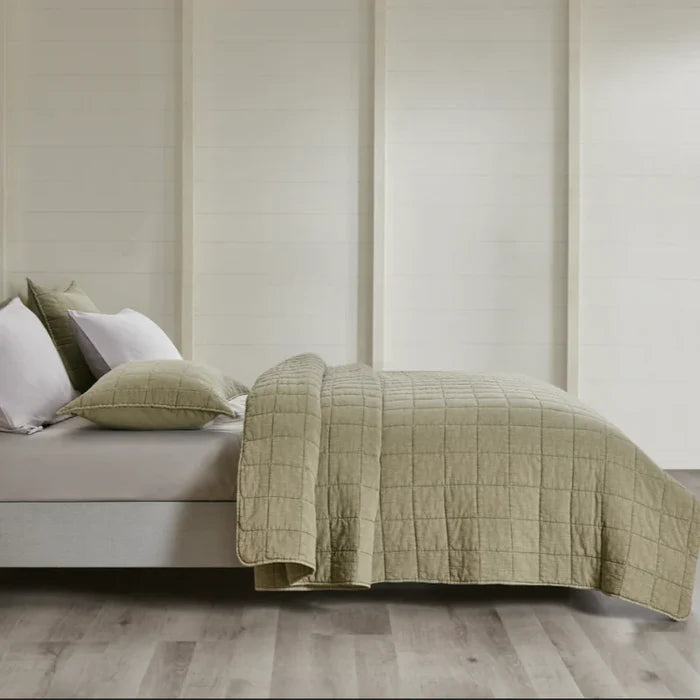 Squares Coverlet Set
