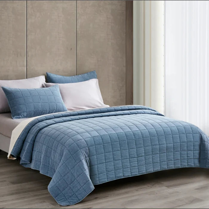 Squares Coverlet Set