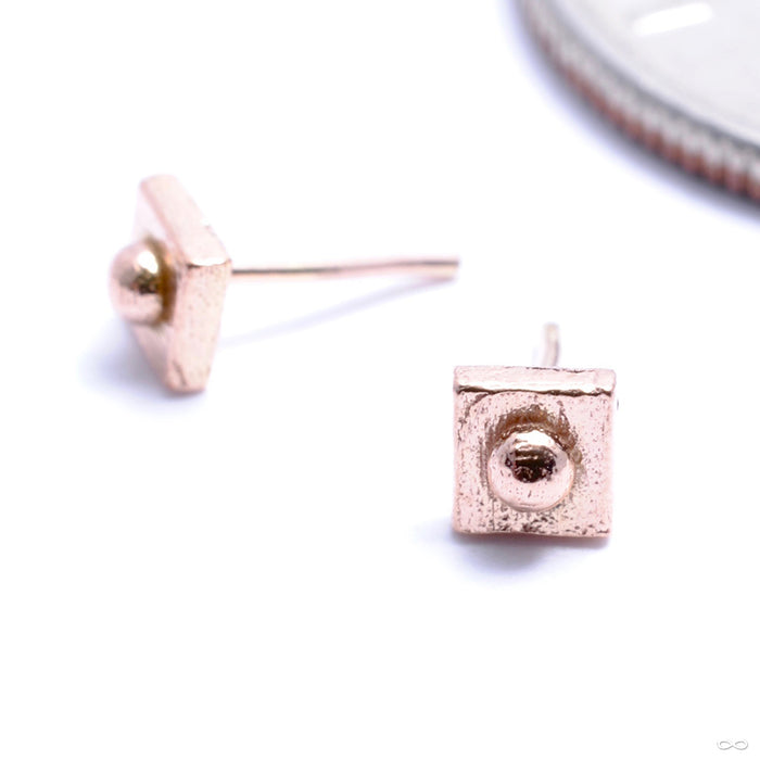 Squrrr with Dottie Press-fit End in Gold from Pupil Hall in rose gold