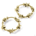 Stabby Joe Weights from Symmetry Body Jewelry in yellow brass