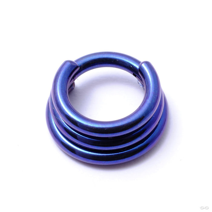 14g 5/16" / Purple / Triple Stacked