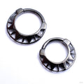 Star Child Clicker from Tether Jewelry in obsidian
