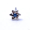Star of David Press-fit End in Gold from LeRoi in Medium Blue