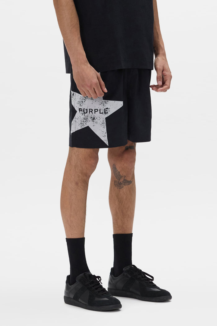 Star Wordmark All Around Short swimwear with elastic waistband, available in multiple sizes.