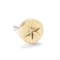 Starburst Disk Press-fit End in Gold from Origins Handmade in yellow gold