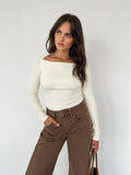 Stasia Knit Top in Ivory - Stitch And Feather