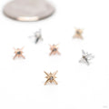 Stella Press-fit End in Gold from Junipurr Jewelry in assorted materials