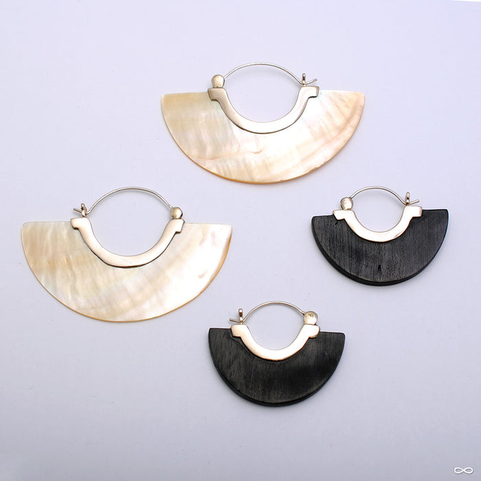 Stellar Half Plate Earrings from Tawapa