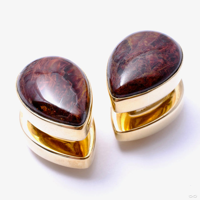 Stone Spade Weights from Diablo Organics with Pietersite