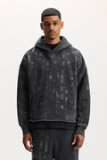 Studded Sequin Hoodie