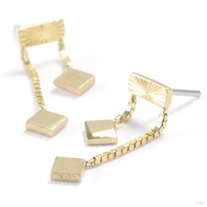 Sunray Tempo Press-fit End in Gold from Quetzalli group
