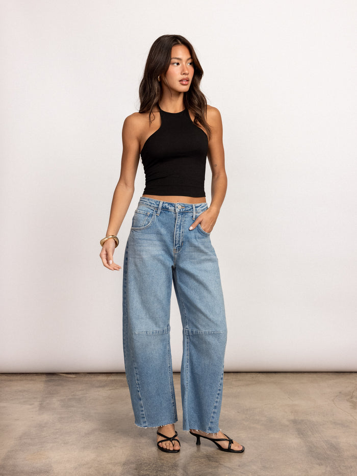 Tate Halter Tank Top - Stitch And Feather