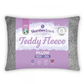 Teddy Fleece Medium Support Pillow Slumberdown