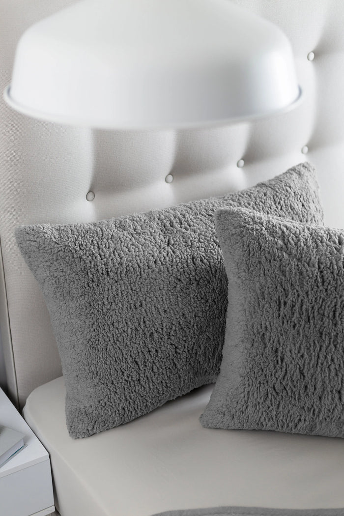 Teddy Fleece Medium Support Pillow Slumberdown