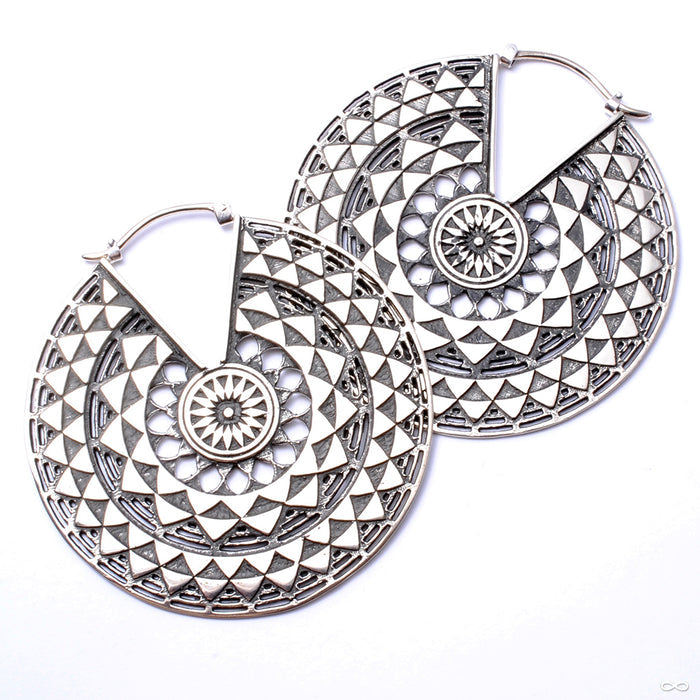 Temple of the Sun from Maya Jewelry in White Brass