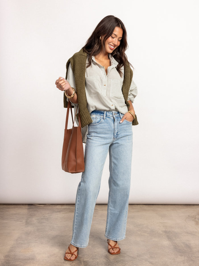 Tennessee Straight Leg Jeans - Stitch And Feather