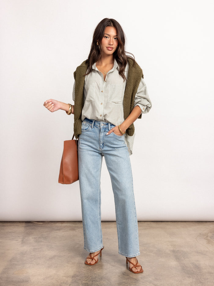 Tennessee Straight Leg Jeans - Stitch And Feather