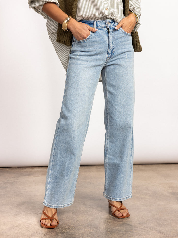 Tennessee Straight Leg Jeans - Stitch And Feather