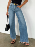 Terri Wide Leg Jeans - Stitch And Feather