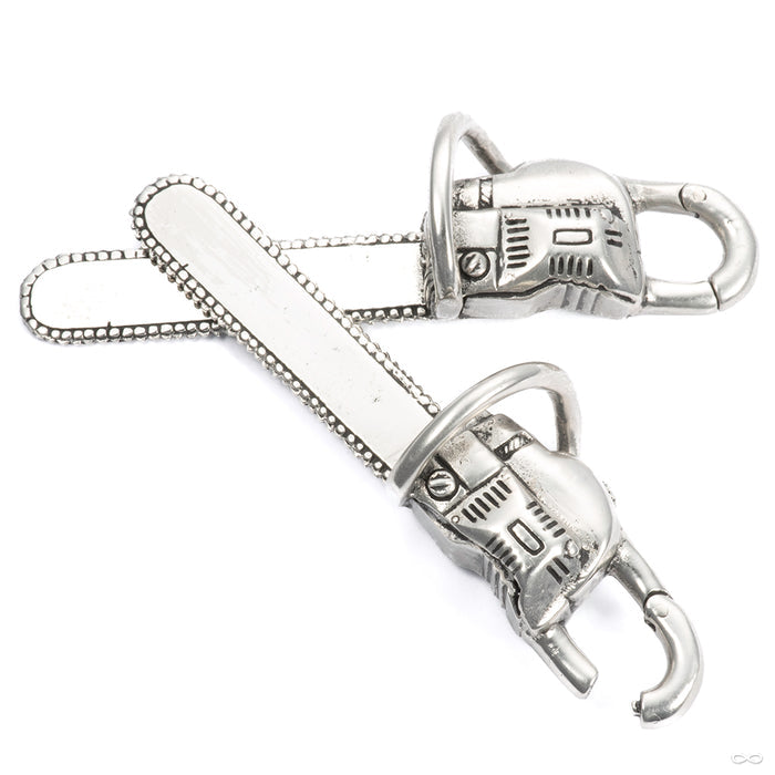 The Groovy in White Brass from Symmetry Body Jewelry open