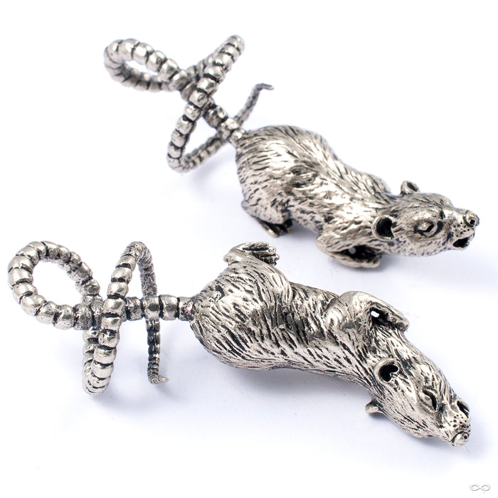 The Rat Queens from Queen of the Ashes Jewelry white brass detail