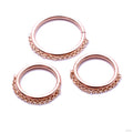 Thin Chain Seam Ring in Gold from Pupil Hall in rose gold