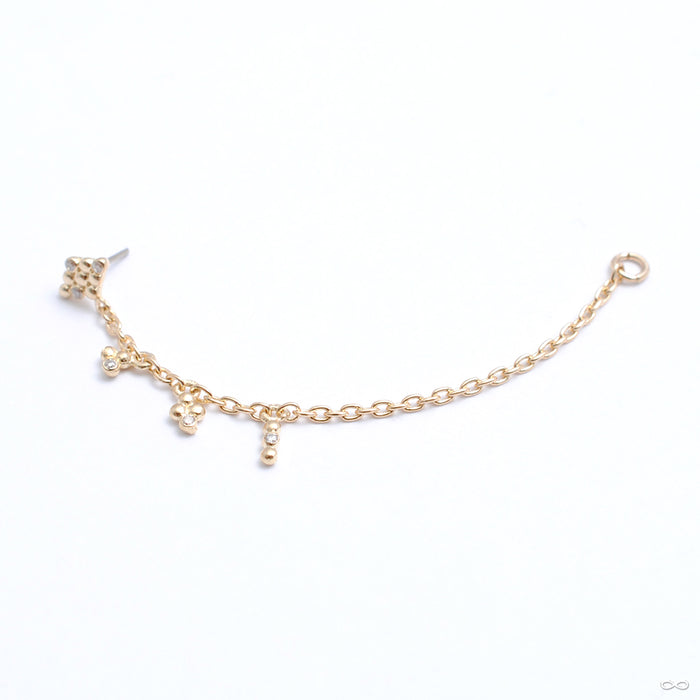 This & That Lasso Press-fit End in Gold from Pupil Hall in yellow gold left orientation