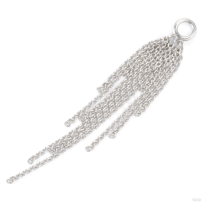 Tidefall Charm in 14k White Gold from Tether Jewelry