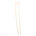 Tinseltown Earrings from Maya Jewelry in yellow-gold-plated brass