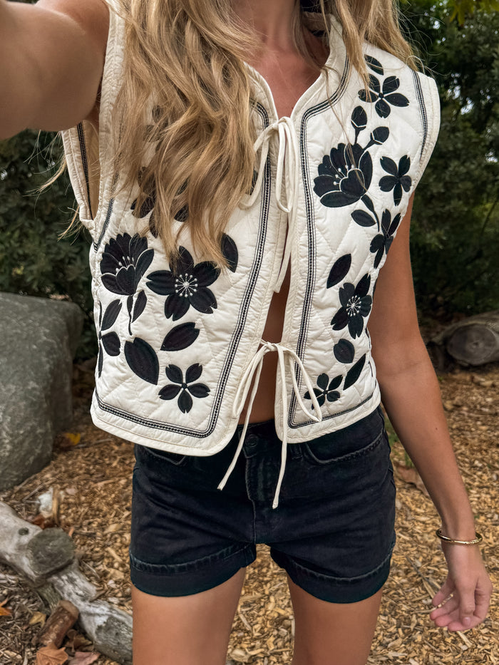 Topanga Canyon Quilted Vest - Final Sale - Stitch And Feather