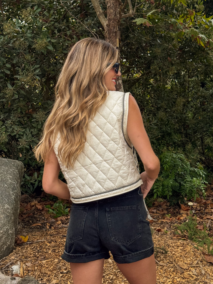 Topanga Canyon Quilted Vest - Final Sale - Stitch And Feather