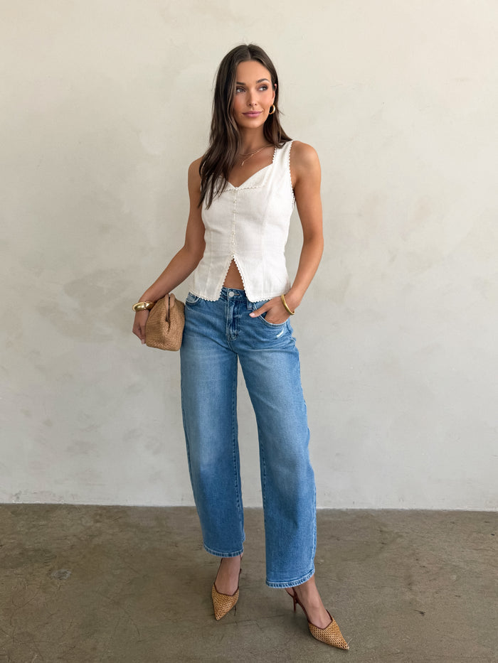 Toria Barrel Jeans - Stitch And Feather