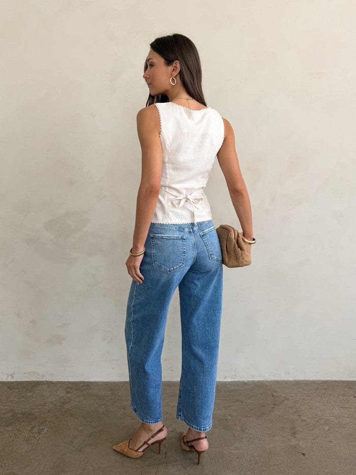 Toria Barrel Jeans - Stitch And Feather