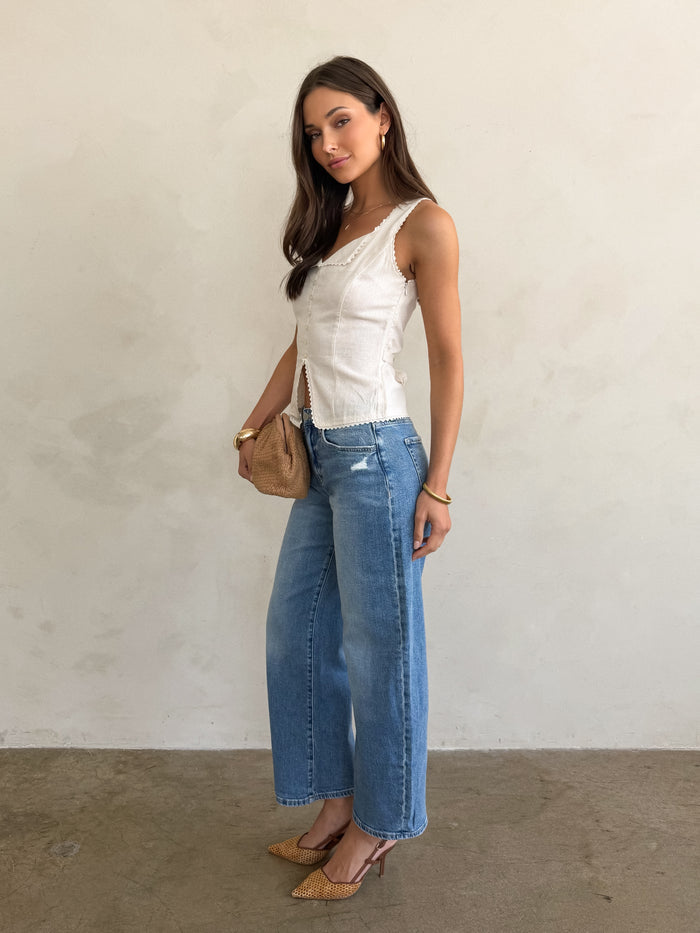 Toria Barrel Jeans - Stitch And Feather