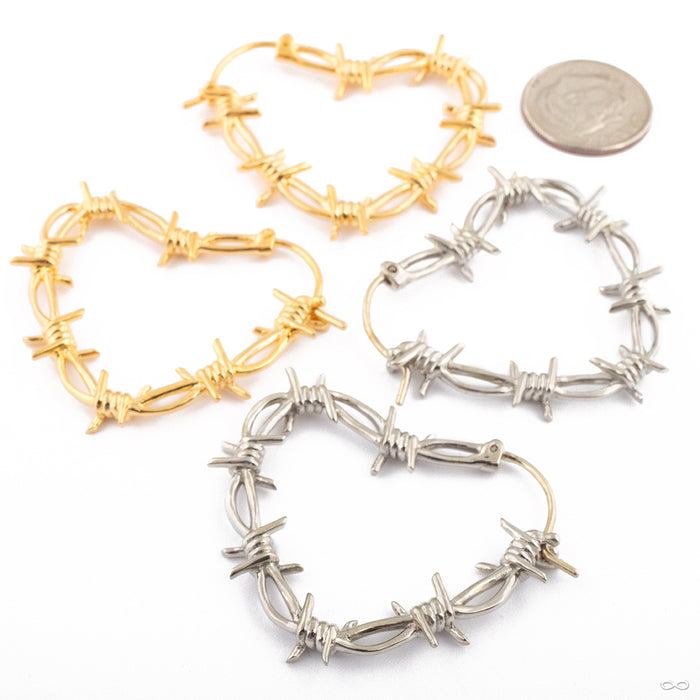 Tough Love Earring in Gold from Maya Jewelry in assorted materials