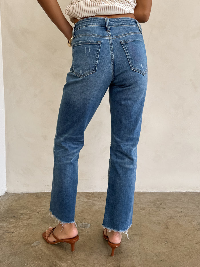 Tranquility Straight Leg Jeans - Stitch And Feather