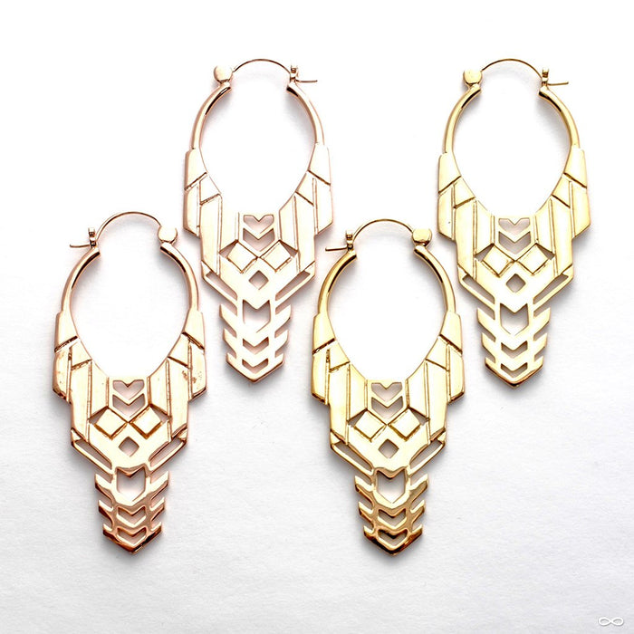 Transformer Earrings from Tawapa in Assorted Metals