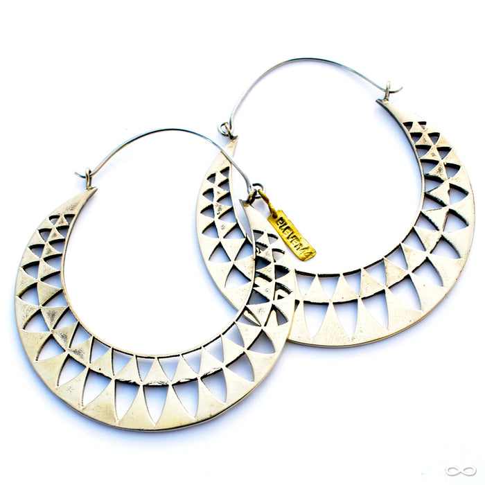 Triangle Hoop Earrings from Eleven44