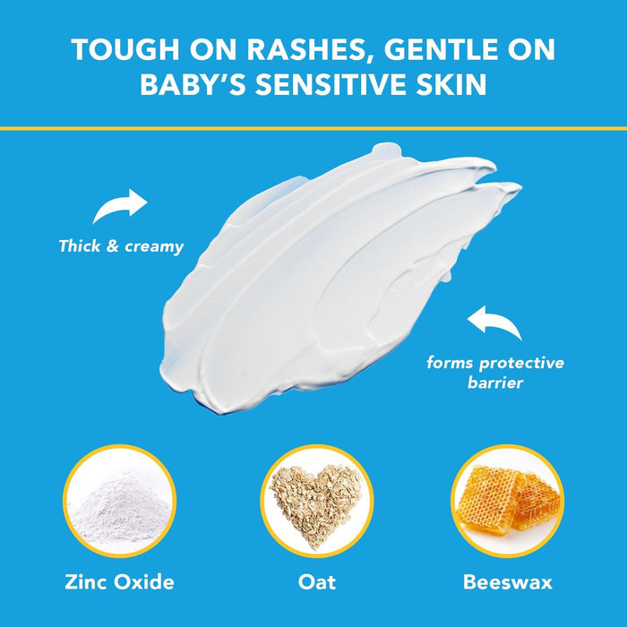 Triple Paste Diaper Rash Cream, Hypoallergenic Medicated Ointment for Babies, 16 oz (Packaging May Vary)