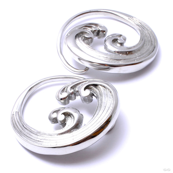 Tsunami Weights from Diablo Organics in white brass