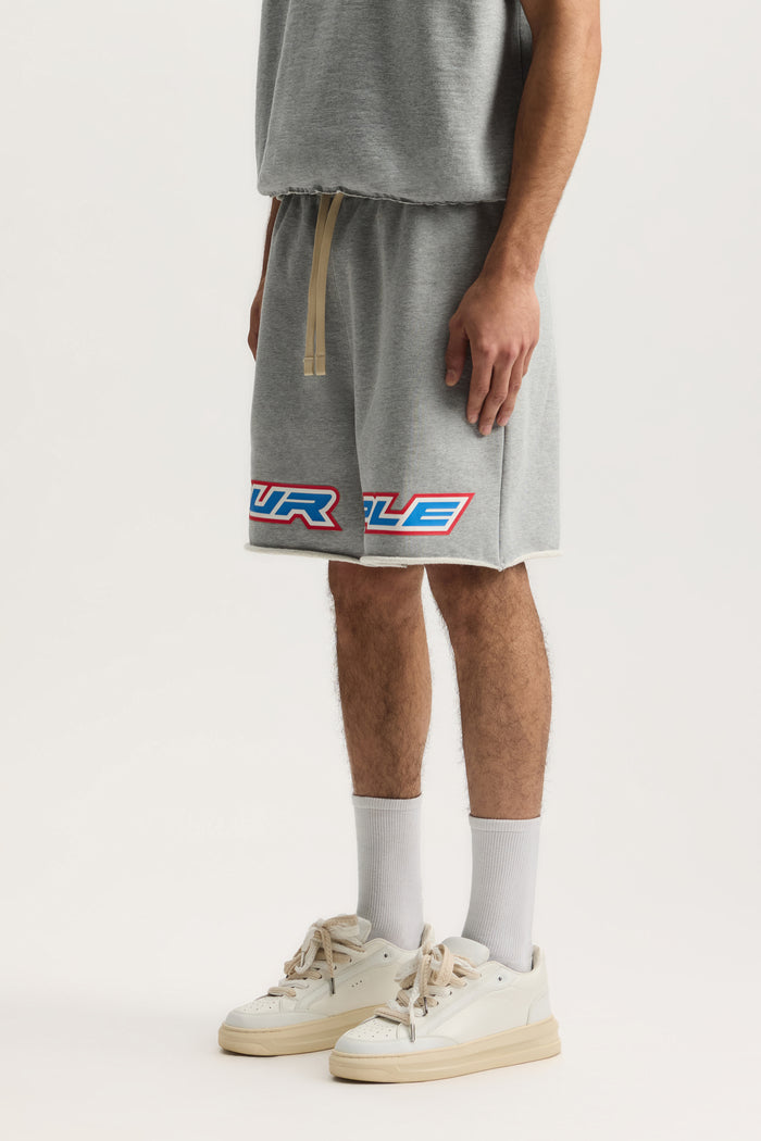 Turbo Type Shorts in regular fit with elastic waistband and on-seam hand pocket.