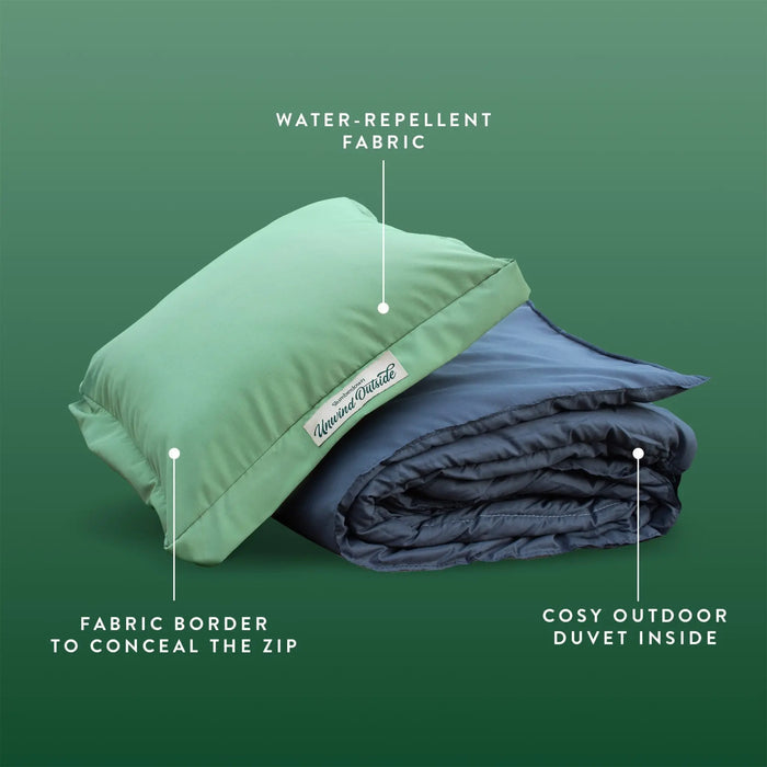 Unwind Outside 2-In-1 Waterproof Cocoon Set Slumberdown