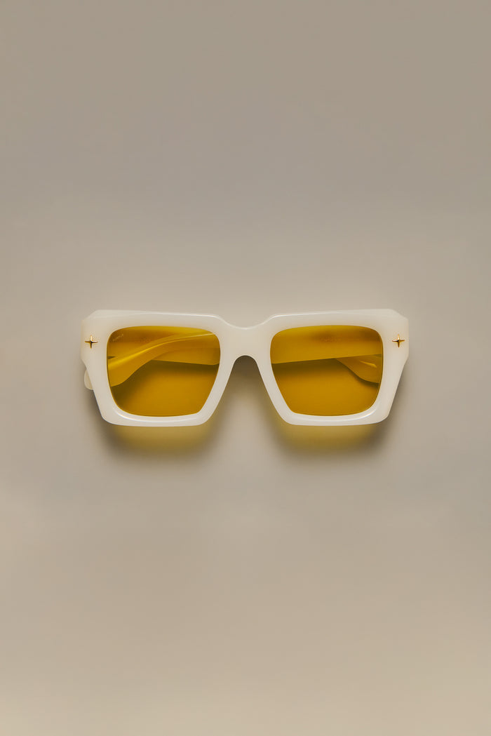 V001 Skye oversized square sunglasses with light brown tinted TRX lenses and acetate frame