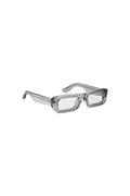 V002 Mercer sunglasses with semi-transparent acetate frame and light silver tinted lenses.