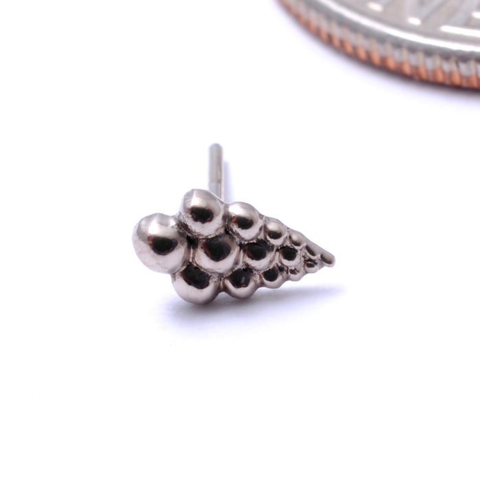 Vanishing Point Press-fit End in Gold from Regalia in white gold