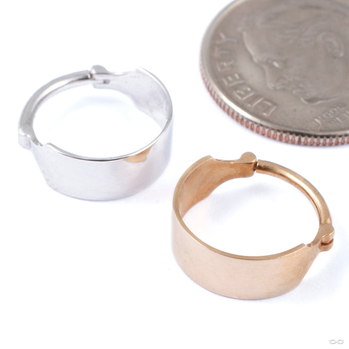 Vera Clicker in Gold from Auris Jewellery in assorted sizes and materials