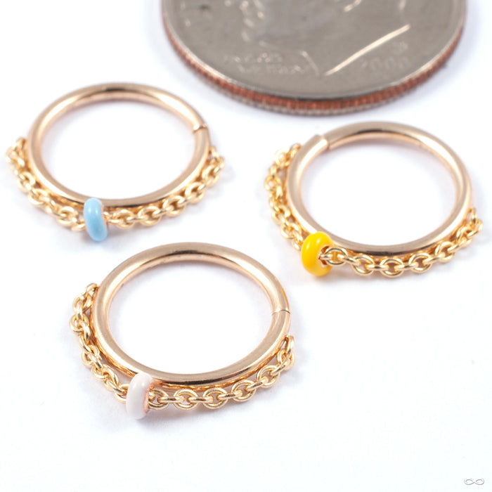 Vibrant Seam Ring in Gold from Pupil Hall in various materials