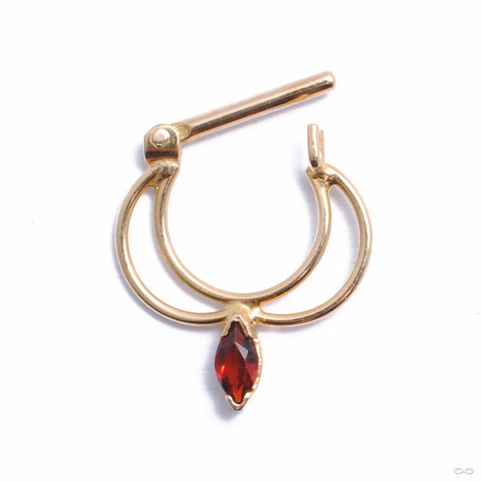 Vision Hinged Ring in Gold from Quetzalli open hinge