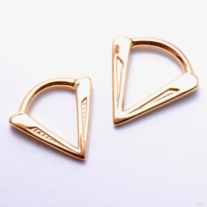 Vita Clicker from Tether Jewelry in yellow gold